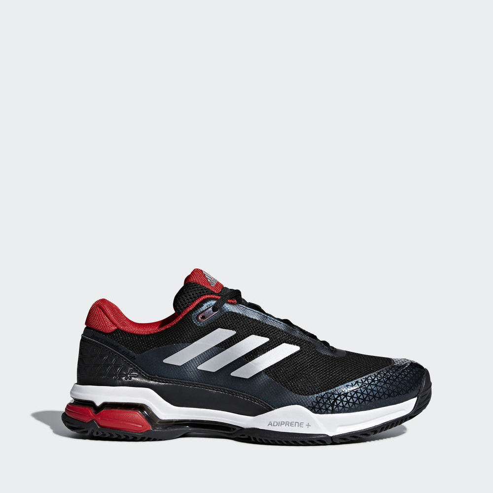 Adidas Barricade Club - παπούτσια τένις ανδρικα - Μαυρα/Ασημι/Ασπρα,Μέγεθος: EU 36 – 54 2/3 (759YSON